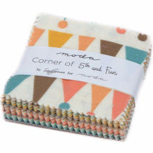 Corner of 5th and Fun Mini 2.5" Charm Pack by Sandy Gervais for Moda Fabrics