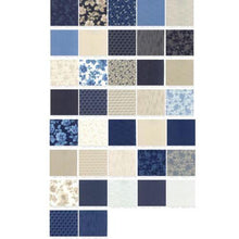 Regency Blues Mini 2.5" Charm Pack by Christopher Wilson-Tate for Moda Fabrics