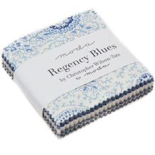 Regency Blues Mini 2.5" Charm Pack by Christopher Wilson-Tate for Moda Fabrics