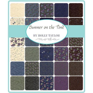 Summer on the Pond Mini 2.5" Charm Pack by Holly Taylor for Moda Fabrics
