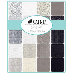 Catnip Mini 2.5" Charm Pack by Gingiber for Moda Fabrics