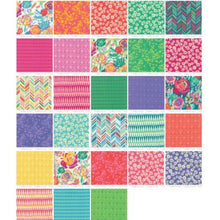 Painted Garden Mini 2.5" Charm Pack by Crystal Manning for Moda Fabrics