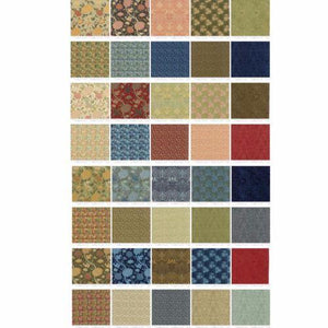 William Morris 2017 Mini 2.5" Charm Pack by V & A Museum for Moda Fabrics