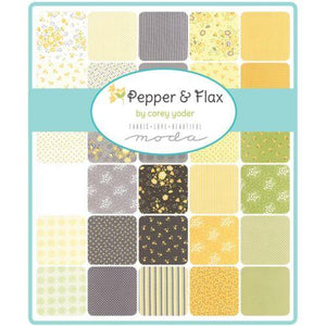 Pepper & Flax Mini 2.5" Charm Pack by Corey Yoder for Moda Fabrics