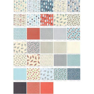 Mighty Machines Mini 2.5" Charm Pack by Lydia Nelson for Moda Fabrics